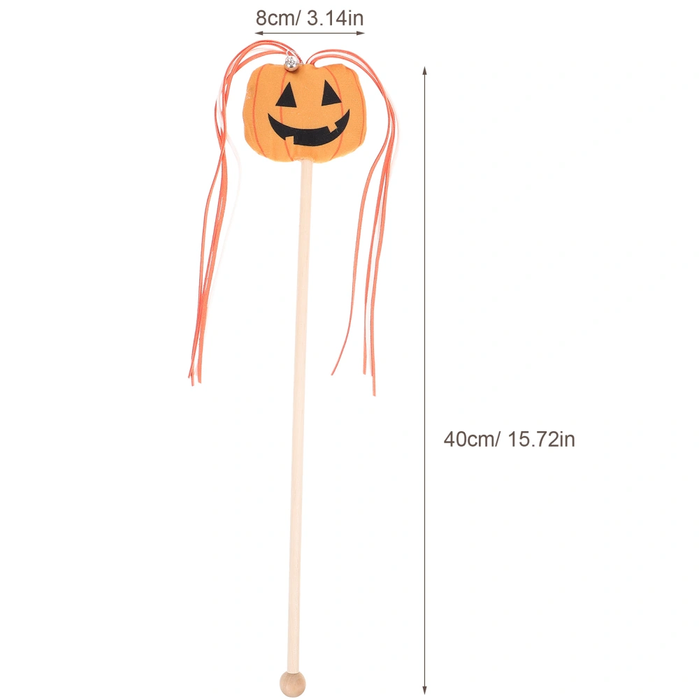 Halloween Pumpkin Cat Teasing Stick Halloween Cat Teasing Wand Halloween Cat Plaything