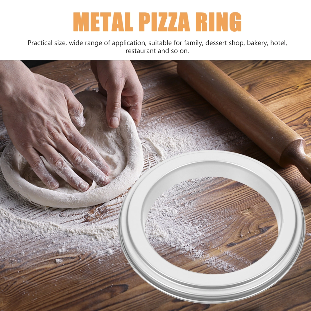 Pizza Saucing Ring Metal Pizza Seasoning Sprinkling Ring Pizza Baking Ring Kitchen Supply