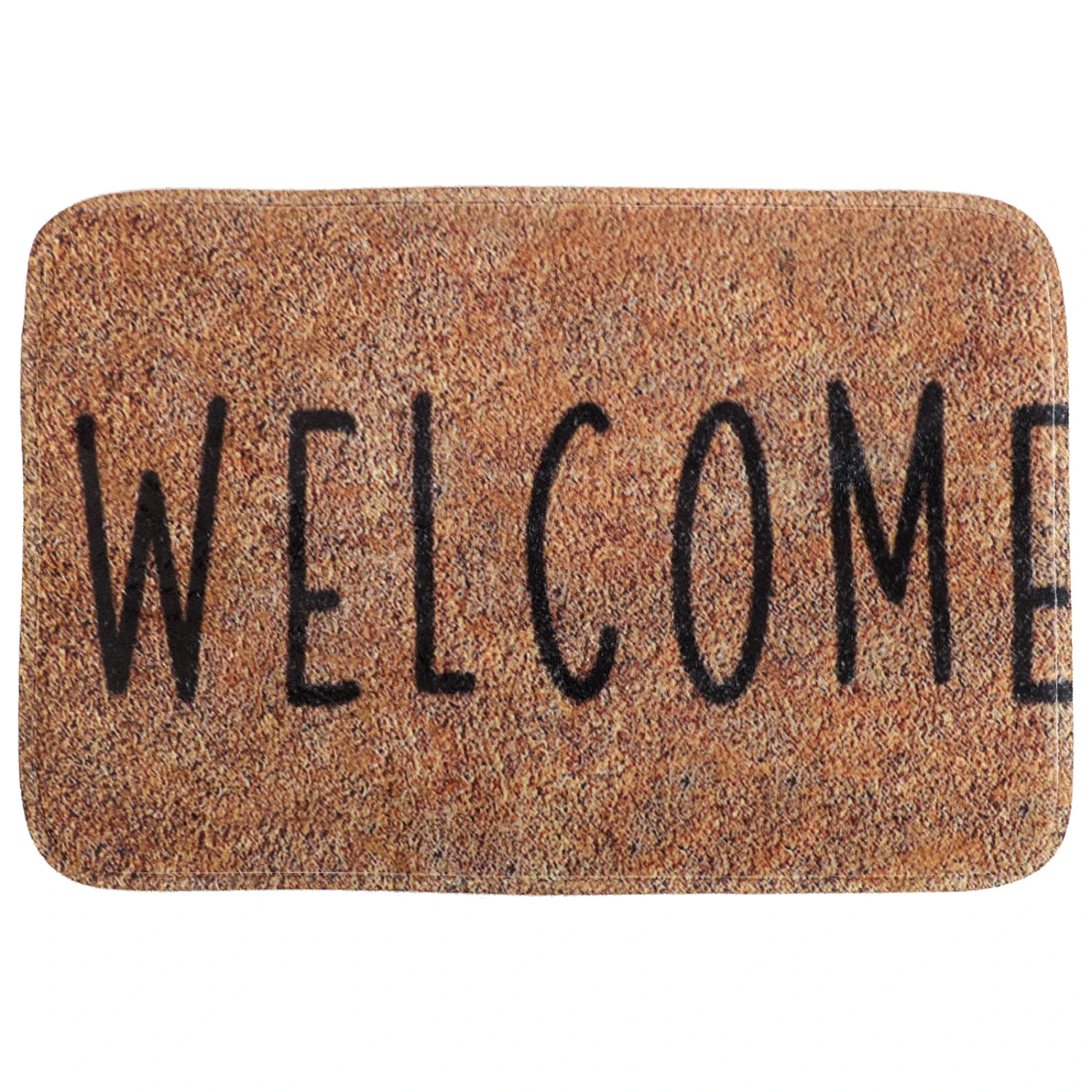 Non-Slip Backing Door Mat Polyester Front Door Rug Decor Entryway Welcome Mat