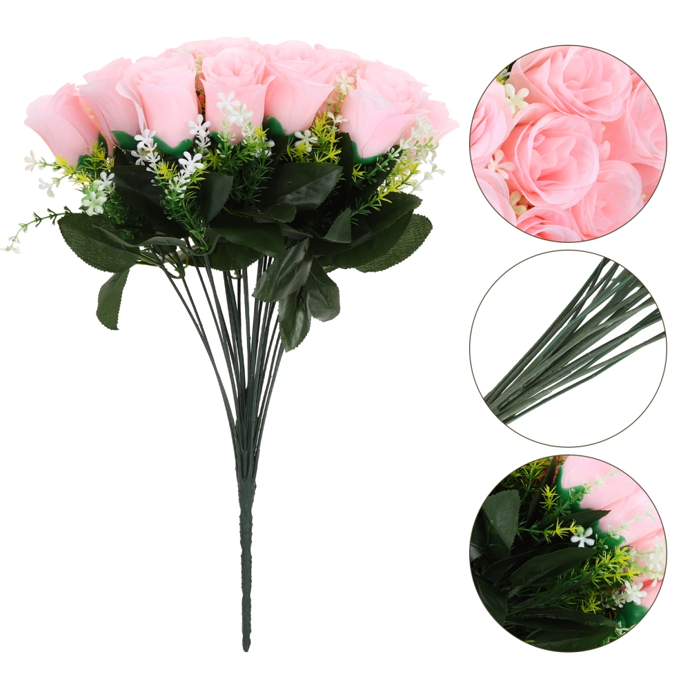 Artificial Bouquet Fake Silk Flower Bouquet Bridal Bouquet Wedding Table Centerpiece