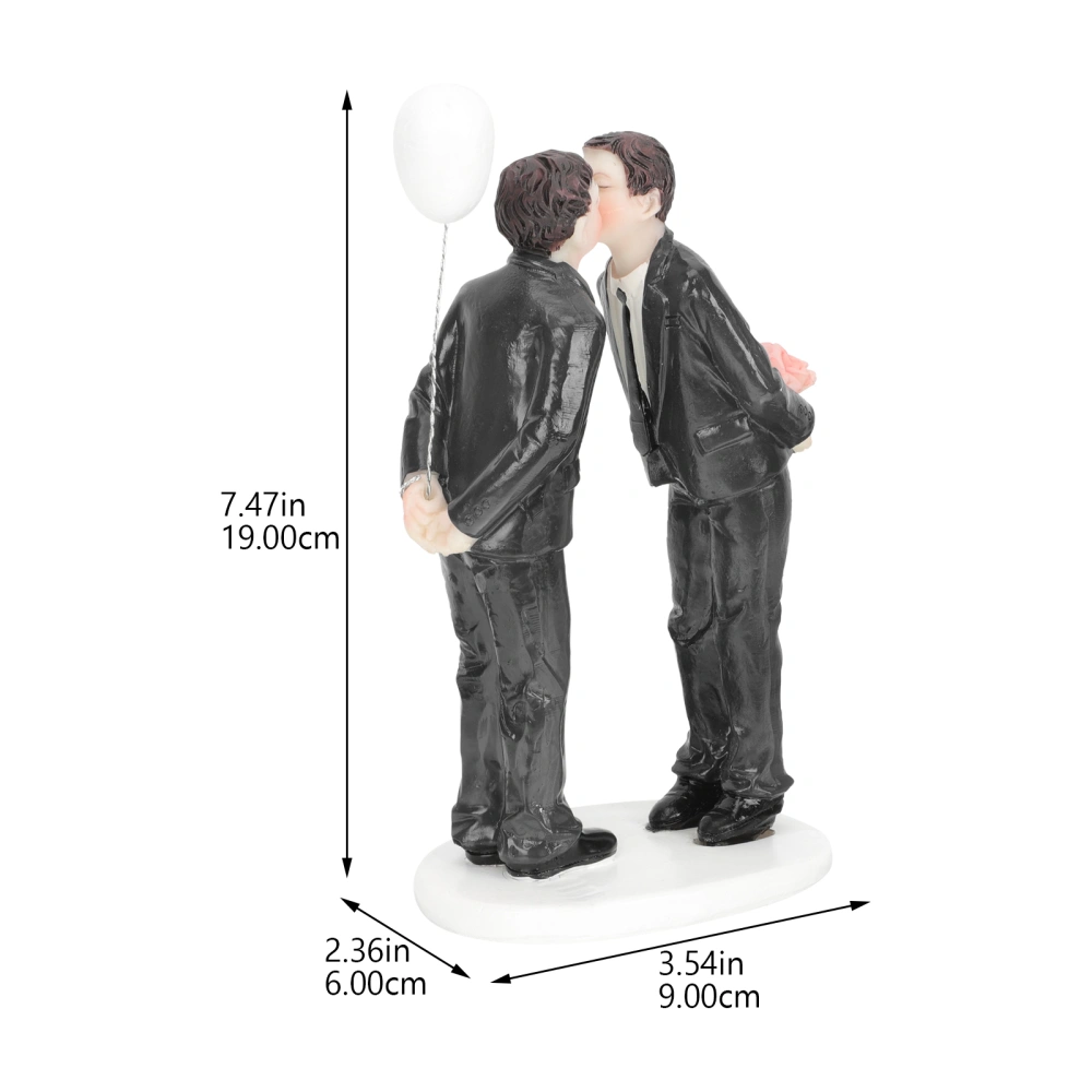 Love Figurines Wedding Cake Ornament Wedding Dessert Table Centerpiece Decoration