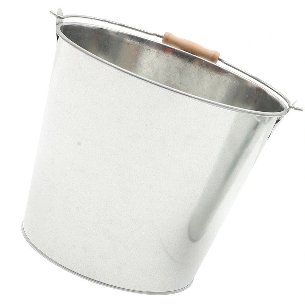 Metal Burn Barrel Paper Burner Bucket Fireplace Ash Bucket Multi-function Burn Bucket for Home