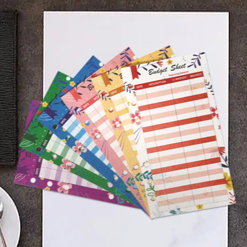 36 Sheets of Convenient Budget Sheets Portable Budget Planners Daily Budget Papers Plan Supply