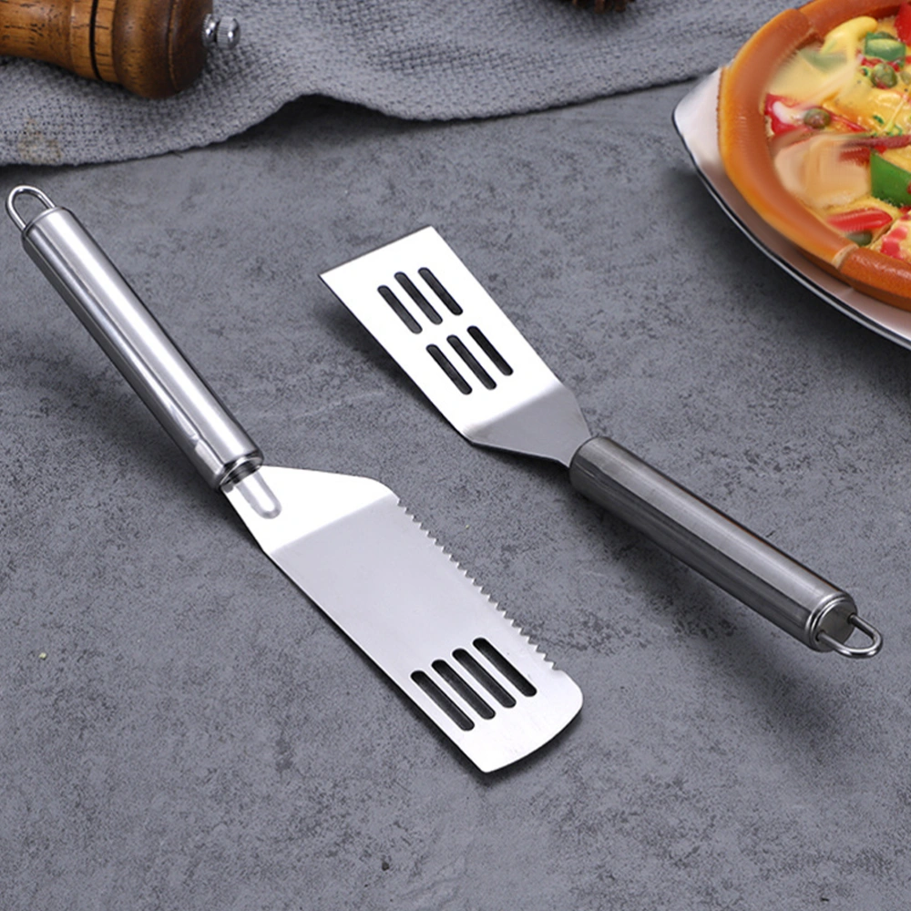 2Pcs Baking Spatula Metal Spatula Pizza Frying Spatula Baking Shovel Oven Pizza Server Shovel