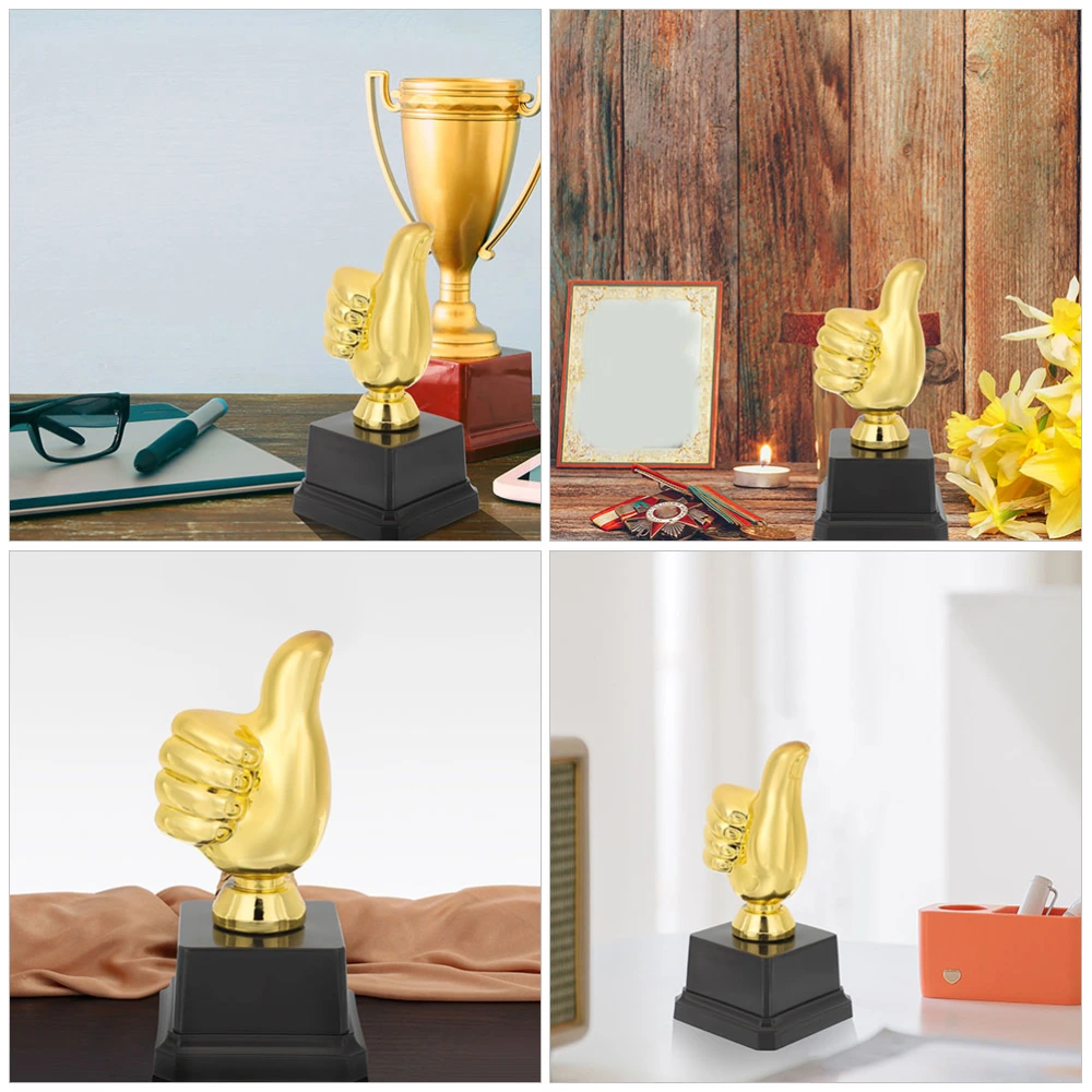 2Pcs Awesome Thumb Trophy Thumb Award Trophy Children Trophy Kids Prize for Competition