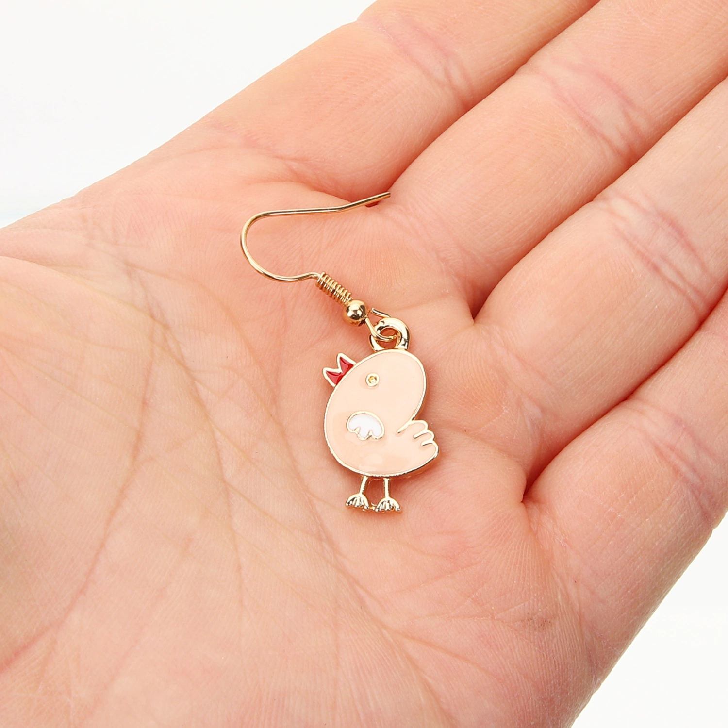 4 Pairs Chick Pendant Earrings Easter Earrings Easter Festival Gift for Women Teens Girls