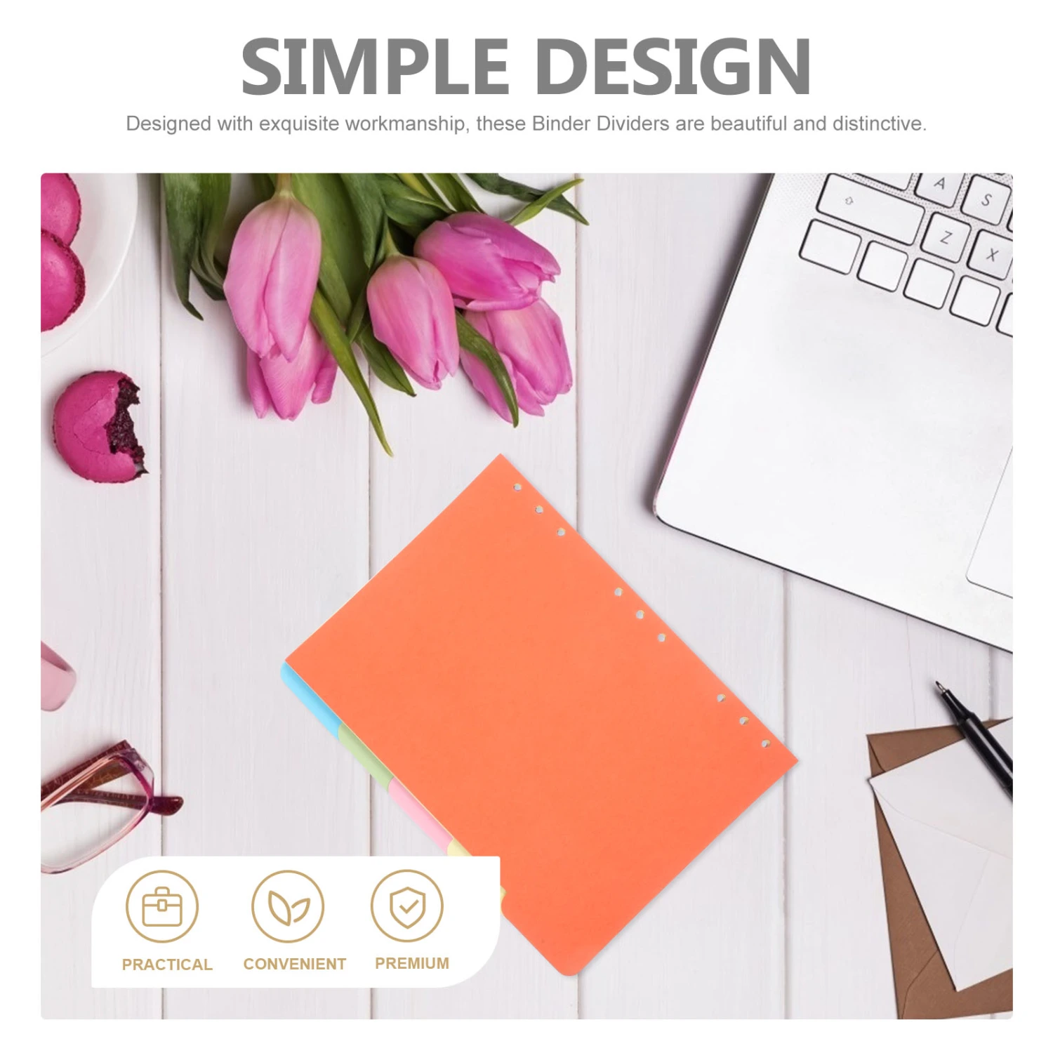 15Pcs Binder Dividers B5 Binder Pages Notebook Binder Dividers Colored Binder Dividers