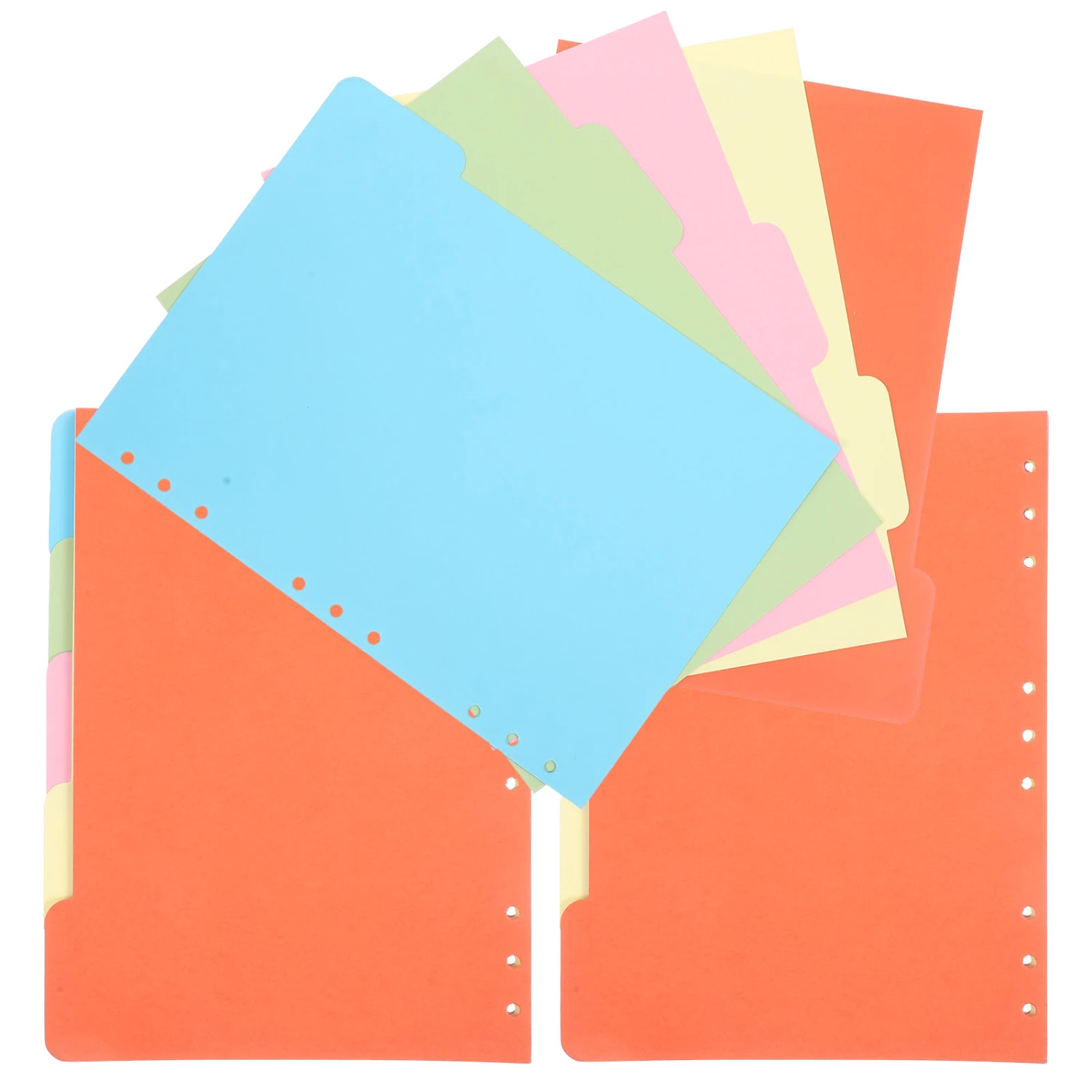 15Pcs Binder Dividers B5 Binder Pages Notebook Binder Dividers Colored Binder Dividers
