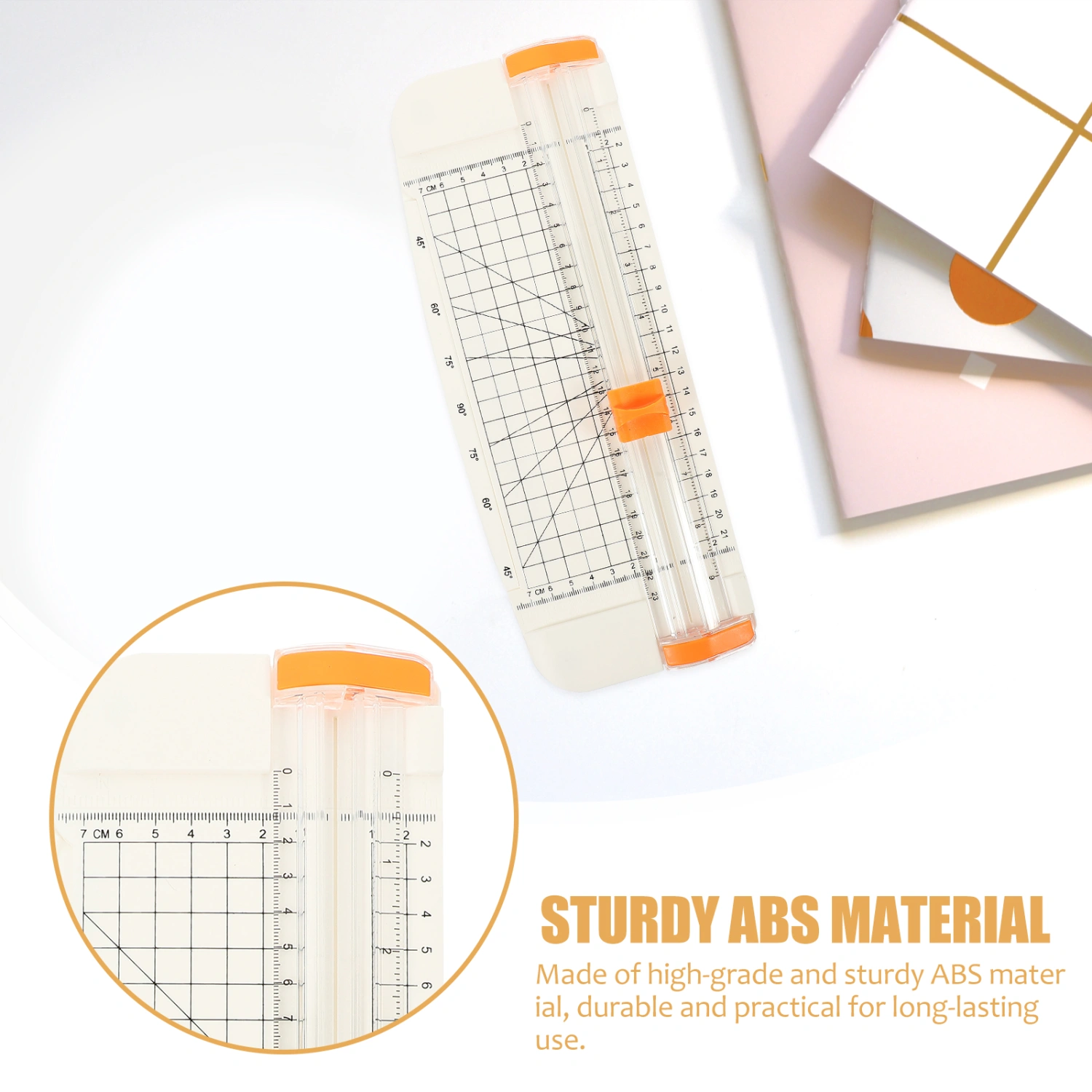 Mini Paper Cutter Board Paper Trimmer Safety Paper Cutter Paper Cutting Board Kids Paper Trimmer