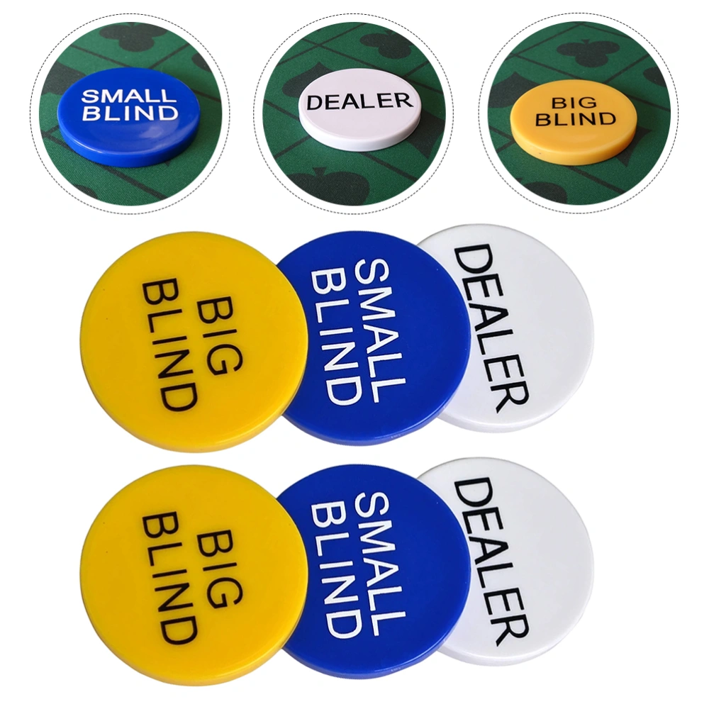 2 Sets Bingo Game Chips Poker Gambling Chips Number Game Tokens Gaming Tokens