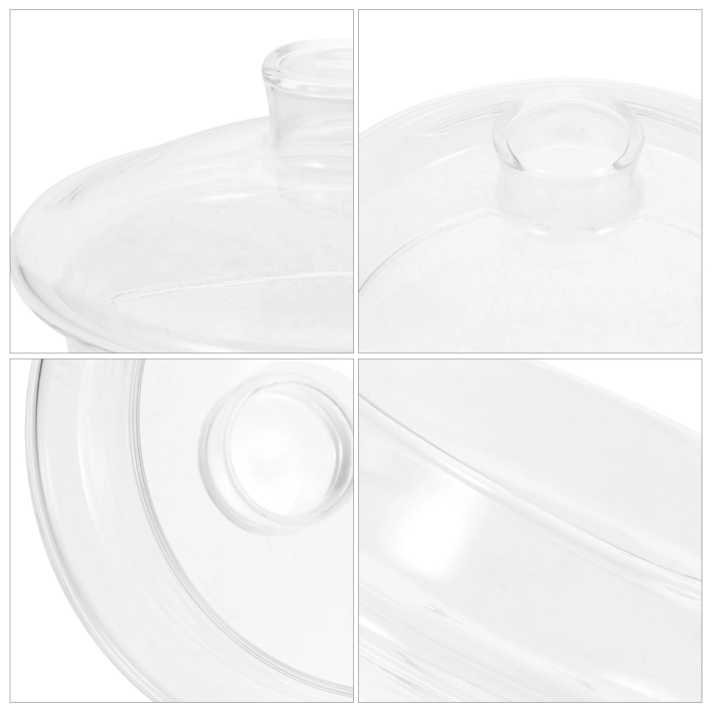 Glass Teapot Lid Clear Tea Cup Lid Transparent Tea Kettle Replacement Lid Replacement Teapot Lid