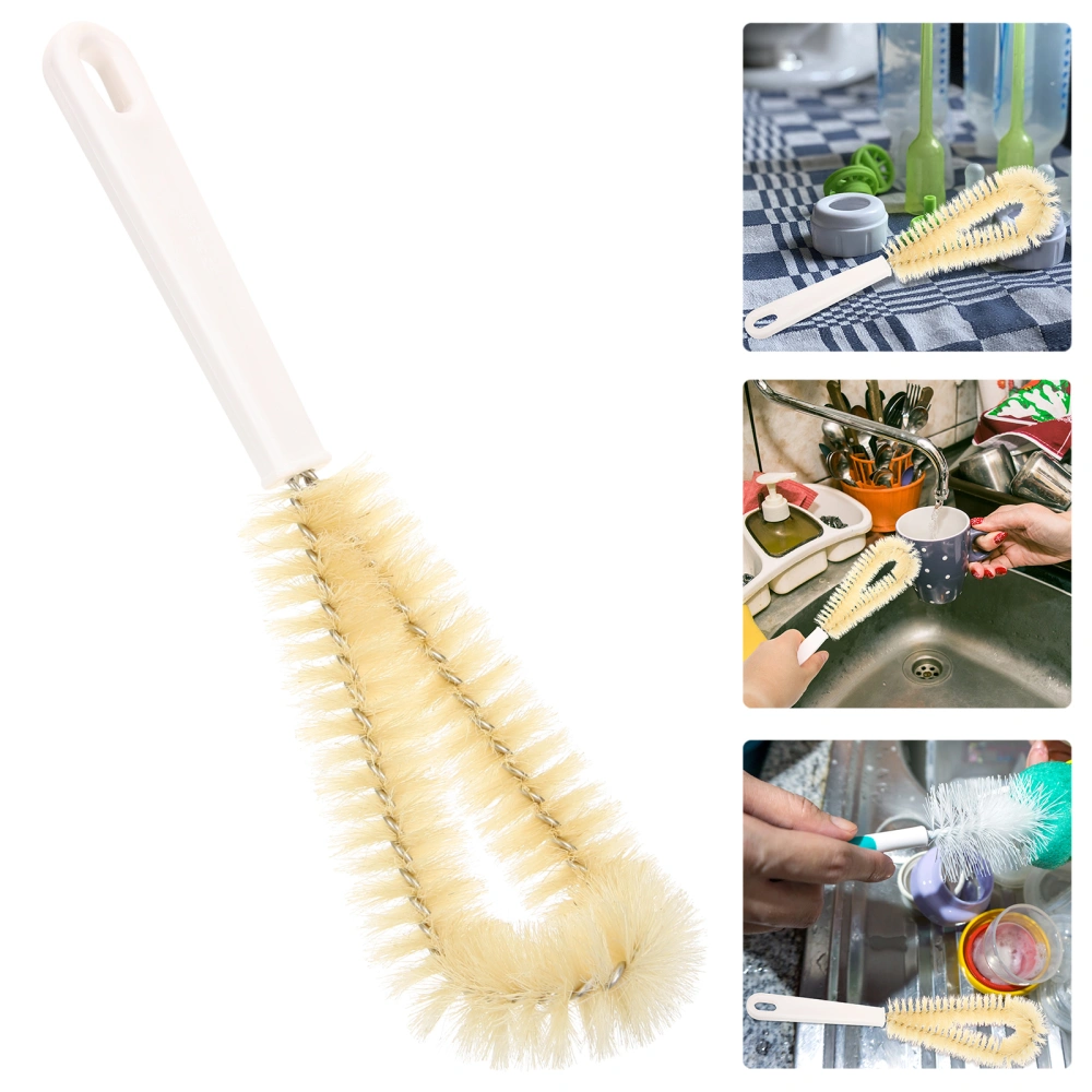 Bottle Brush 90 Degree Bending Cup Brush Cleaner Portable Kitchen Brush