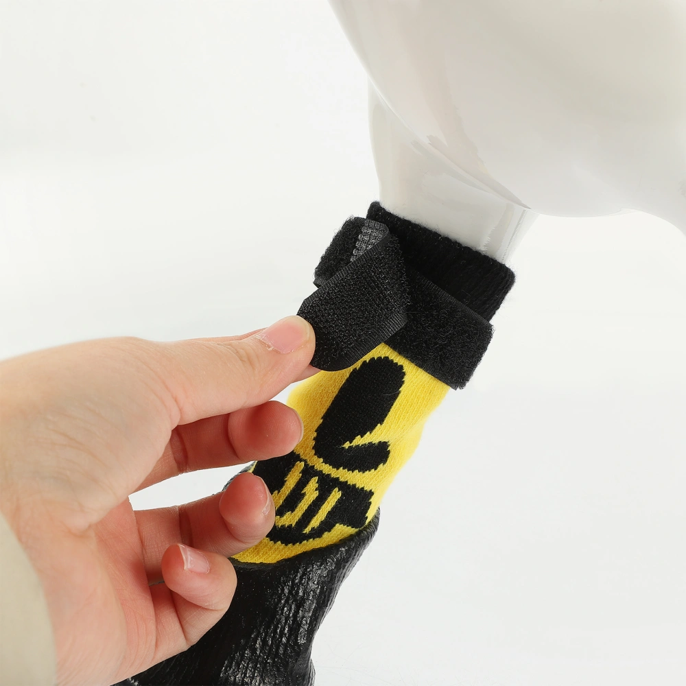 1 Pair of Anti-skid Pet Socks Wear-resistant Dog Socks Breathable Dog Paw Protectors Dog Accessory