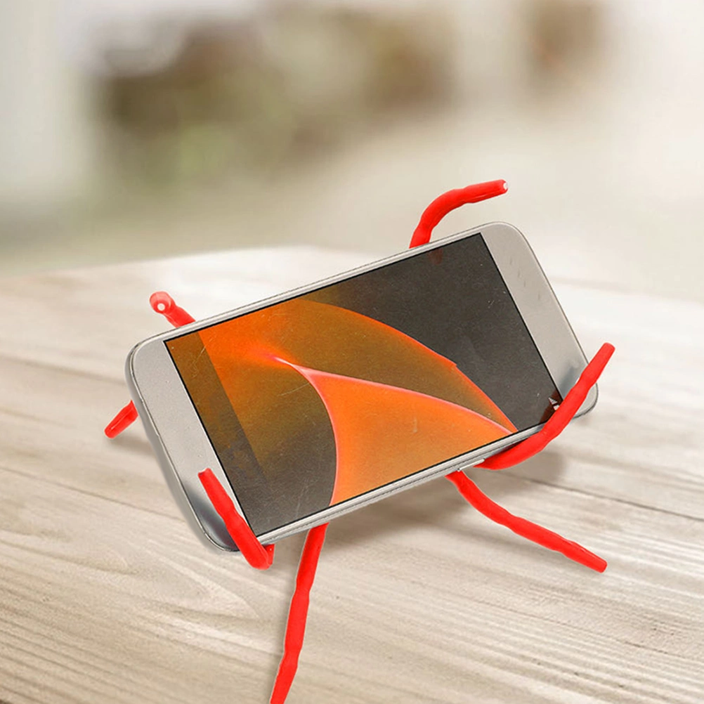 6pcs Phone Stands Flexible Grip Phone Stand Desktop Spider Mobile Phone Stands
