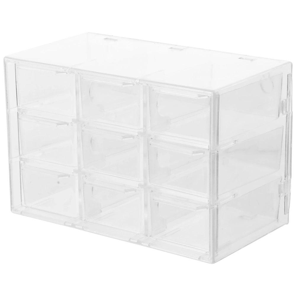 Desk Craft Organizer Storage Box With Removable Drawers Holder Cosmetics Storage Box