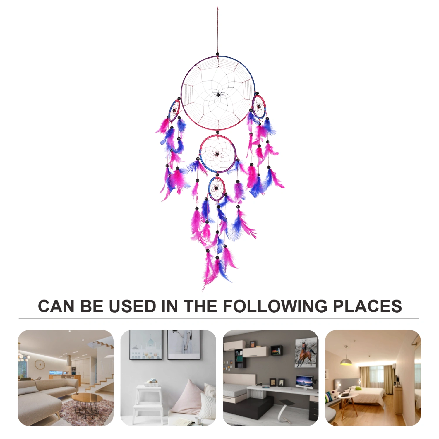 Rainbow Dream Catcher Plume Dream Catcher  Wall Hanging Dreamcatcher Ornament