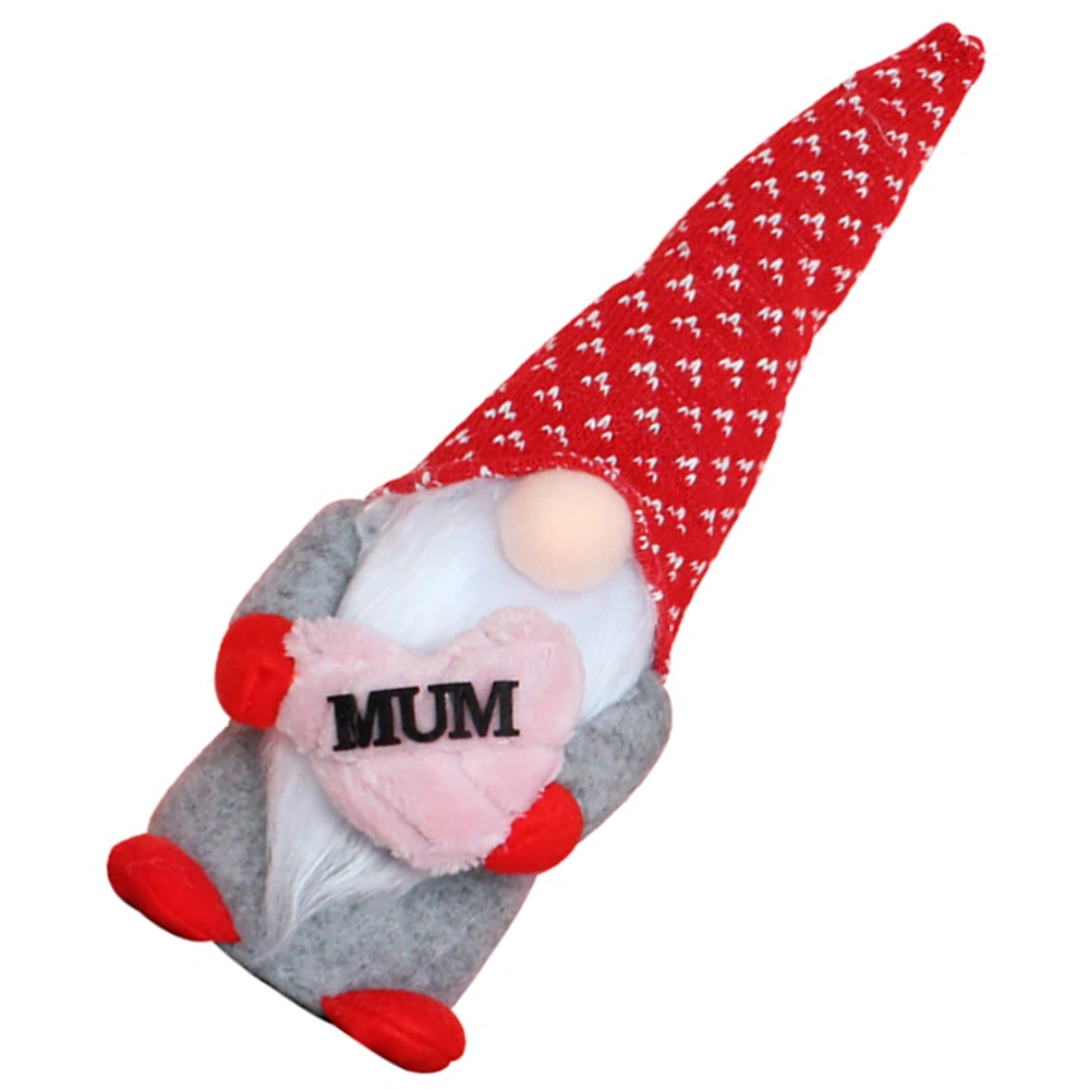 Mother's Day Gnome Faceless Doll Rudolph Decoration Rudolph Doll Ornament Mother's Doll Decor