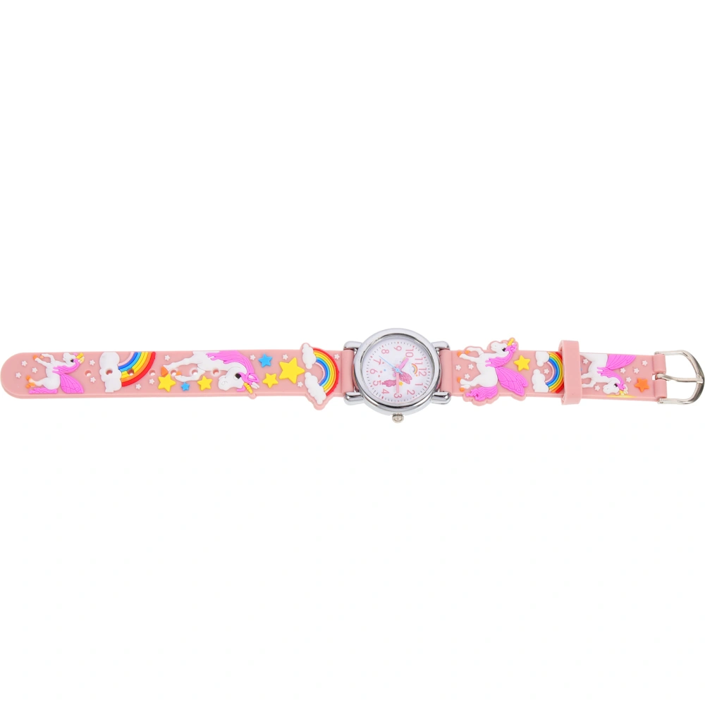 Silicone Band Kids Watch Unicorn Wrist Watch Decorative Girls Boys Watch Kids Birthday Gift