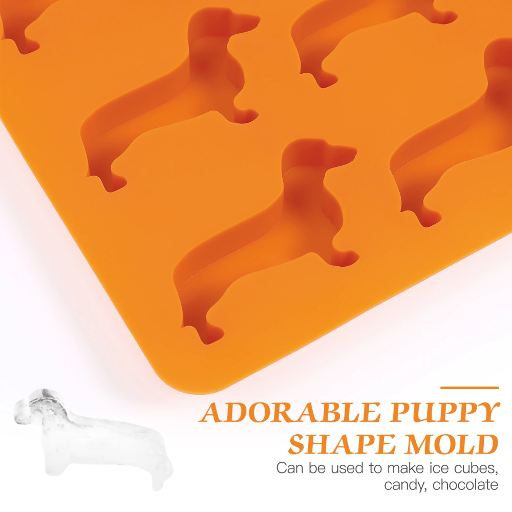 Dog Shaped Silicone Ice Cube Mold Ice Cube Tray Reusable Cube Mold for Cold Drinks Whiskey Cocktail