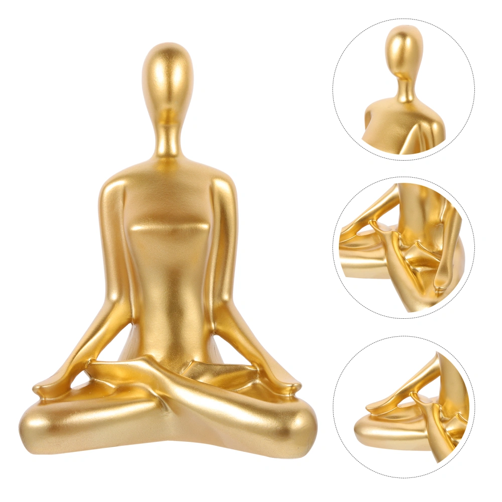 Yoga Figurines Adorn Zen Style Yoga Figurine Decoration Table Ornament Home Decor