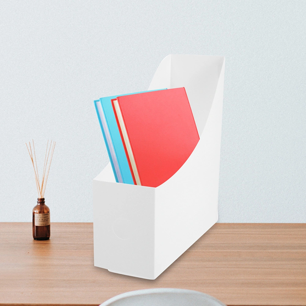3Pcs Plastic Document Box Plastic File Organizer Magazine Desk Box Desktop Box Storage Box