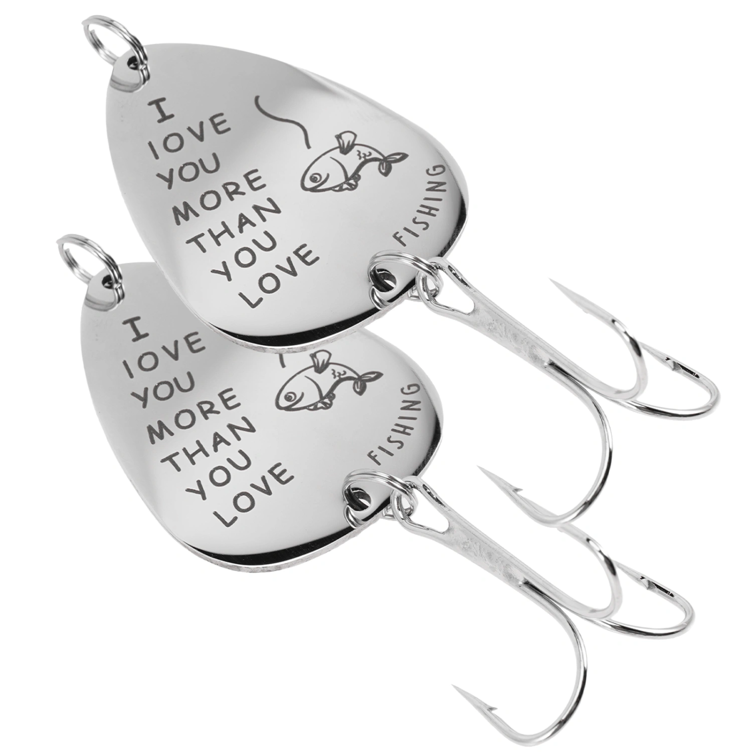 2pcs Small Fishing Hook Multi-use Fishing Hook Travel Fishing Hook Exquisite Fishing Hook Fishing Supply