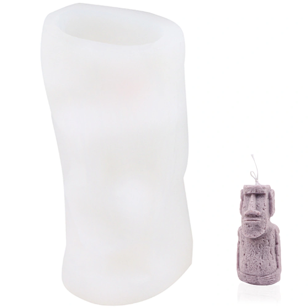 Easter Island Statue Candle Mold Candle Making Mold Soap Mold DIY Silicone Mold