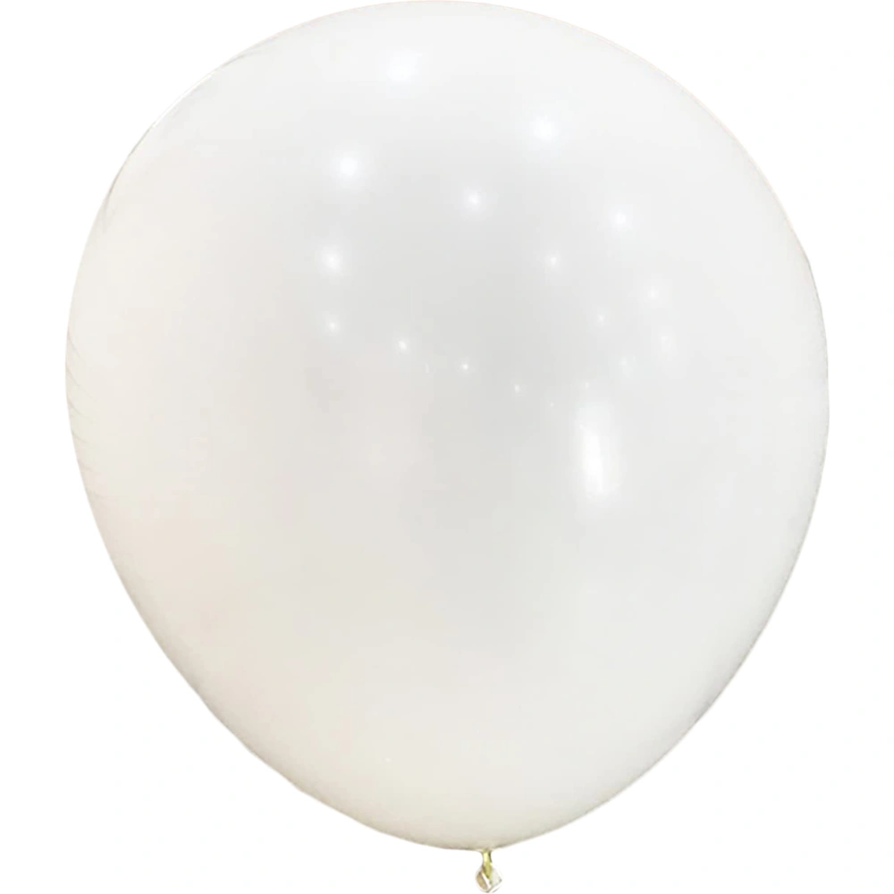 Giant White Round Balloon Giant Latex Balloon Big Round Balloon White Large Balloon (120 inch)