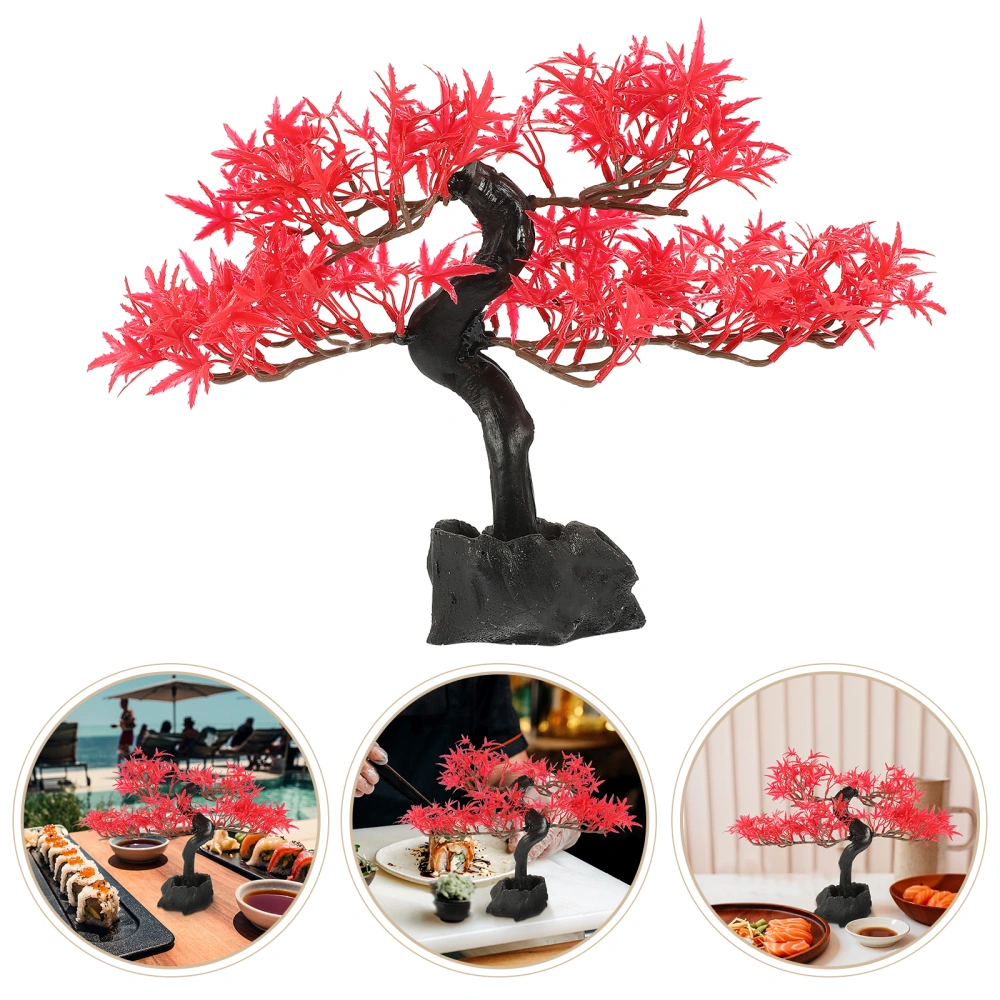 Sushi Dish Decor Artificial Sushi Restaurant Sashimi Serving Plate Artificial Pine Tree