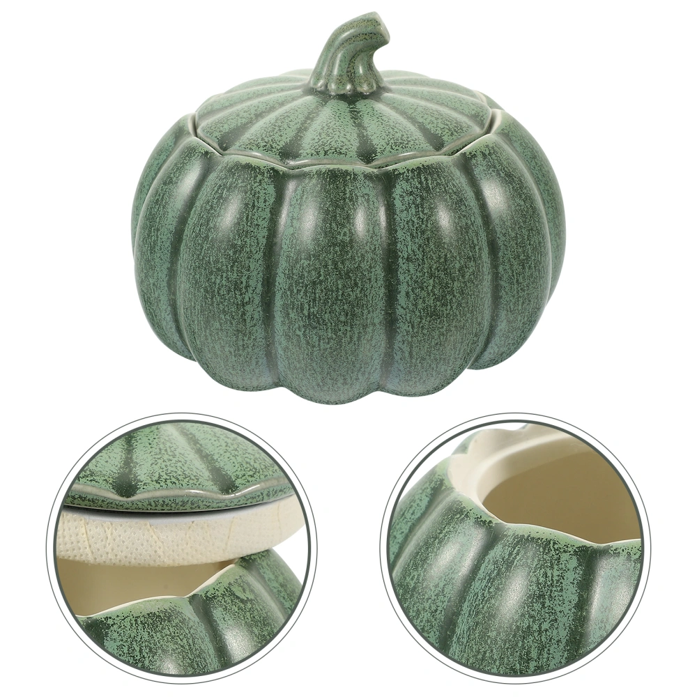 Ceramic Pumpkin  Bowl Steamed Rice Bowl Decorative Soup Bowl Stew Bowl Cookware