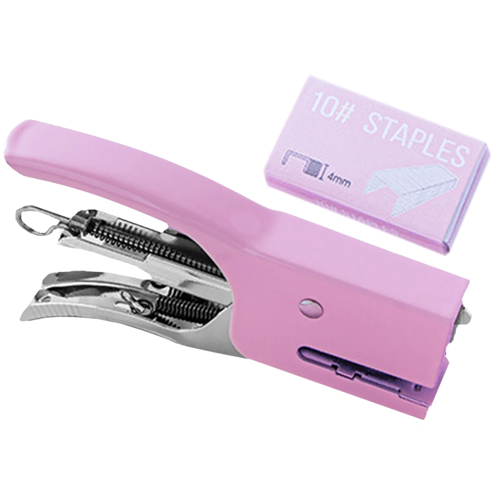 1 Set of Stapler for Students Colored Stapler Hand Stapler with Staples Portable Stapler
