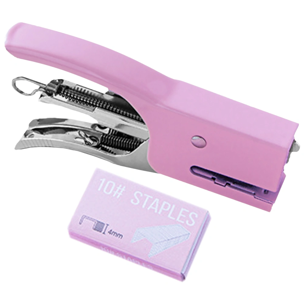 1 Set of Stapler for Students Colored Stapler Hand Stapler with Staples Portable Stapler