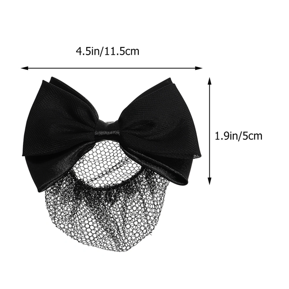 10pcs Bun Hair Net Bow Hair Bun Cover Ballet Hair Net Professional Women Hairnets