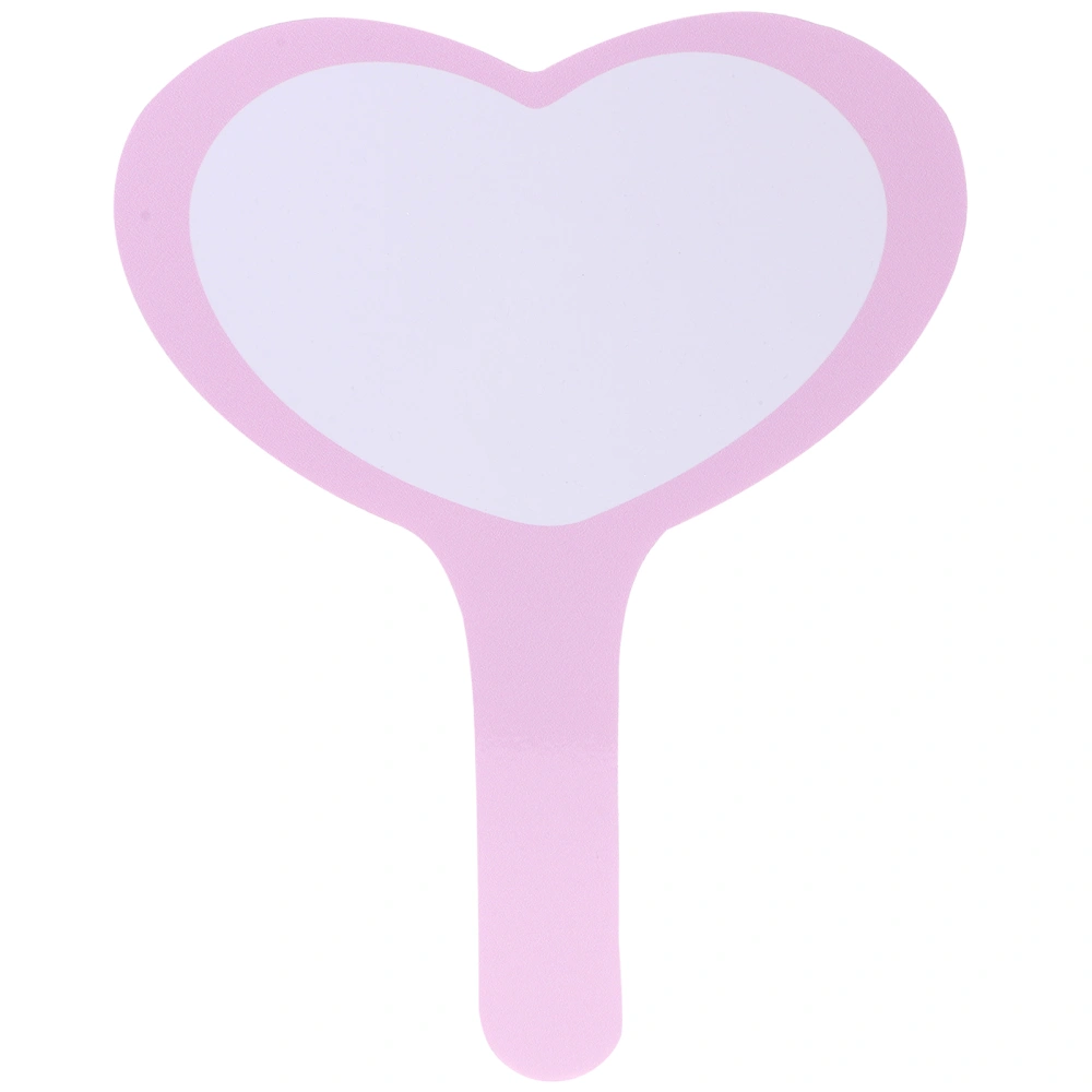 White Board Single Sided Paddle Heart Shaped Handheld Whiteboard for Auctions Bidding