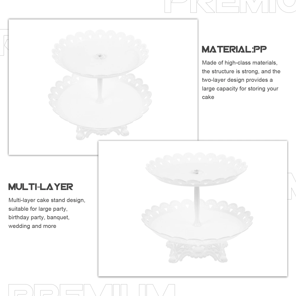 European Style Tiered Cupcake Tray Multilayer Serving Tray Cake Stand Decorative Tray