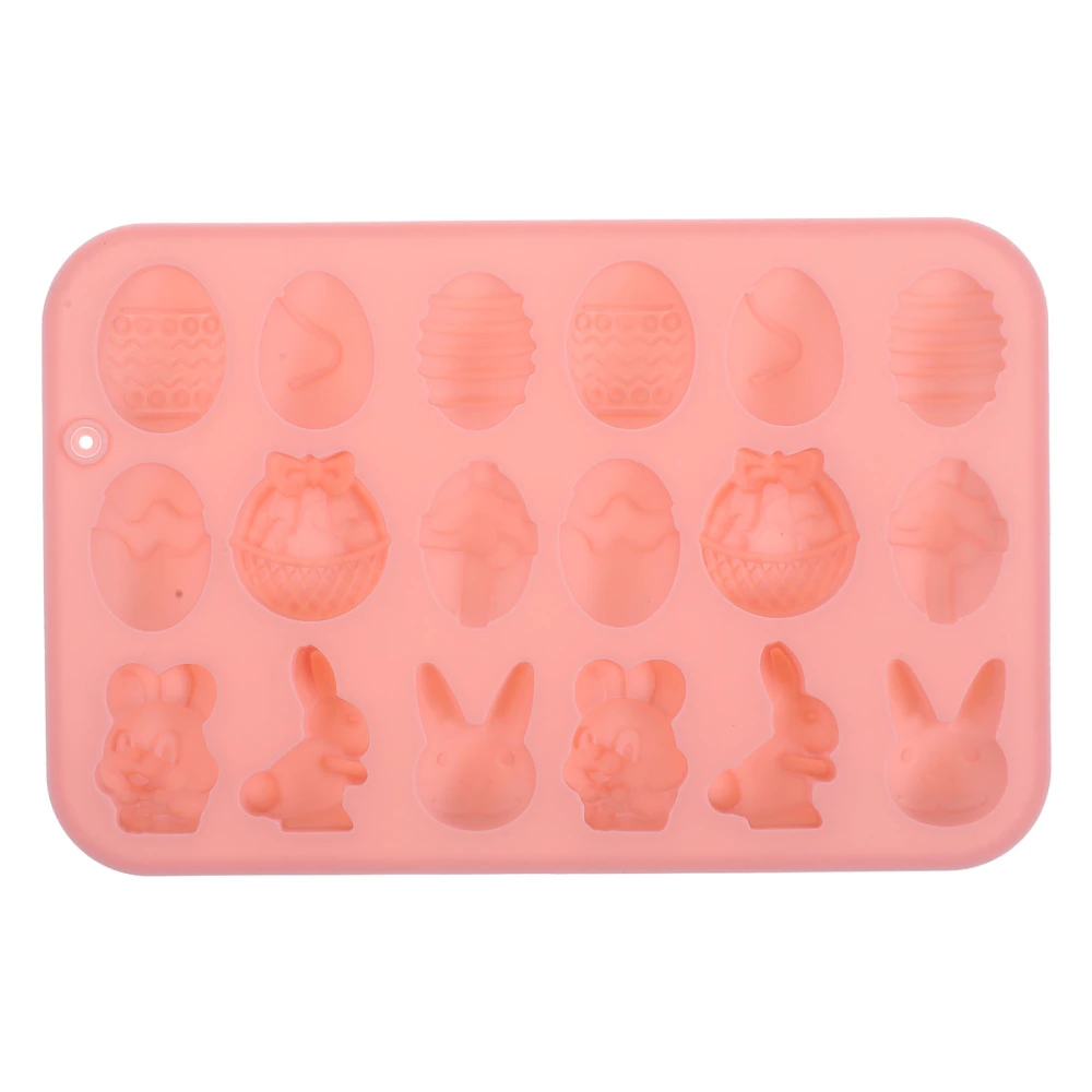 Easter Silicone Chocolate Mold Multiple Shape In One Mold for DIY Chocolate Candy Jelly