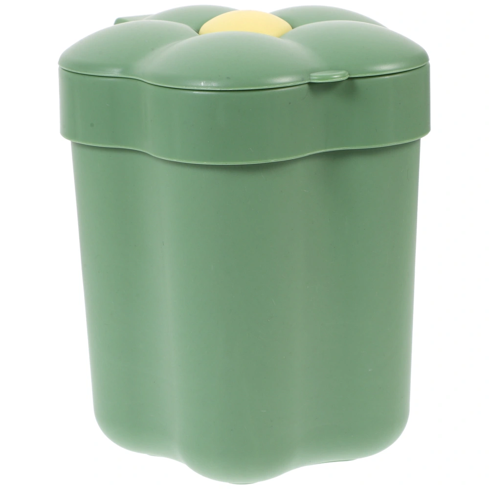 Flower Shaped Wastebasket Decorative Rubbish Bin Creative Trash Bin Bedside Garbage Can Trash Bin