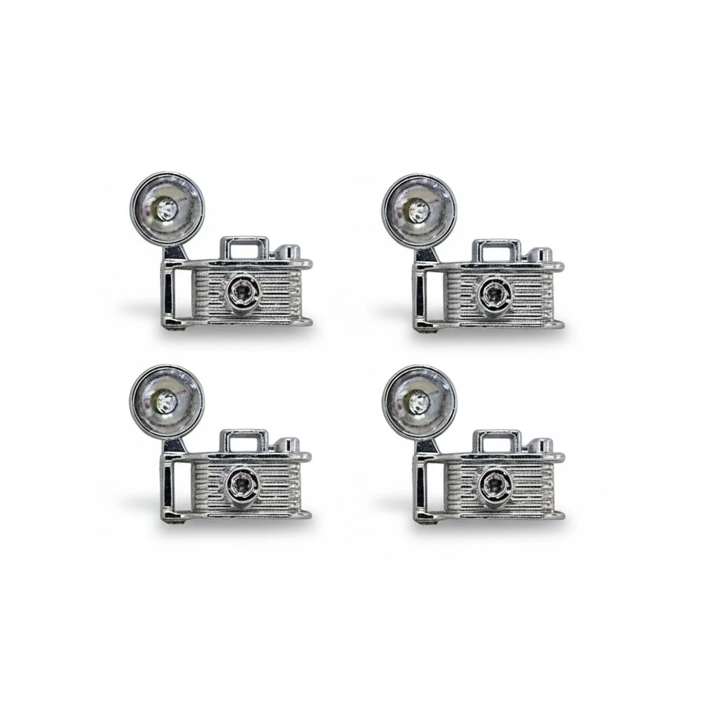 4pcs Miniature Retro Camera Model Mini House Camera Mini House Accessories