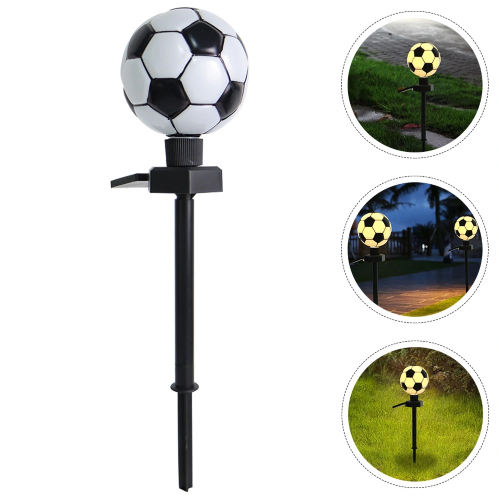 Yard Lawn Soccer Stake Lamp Lawn Lamp Garden Solar Powered Soccer Lamp Led Stake Solar Lamp