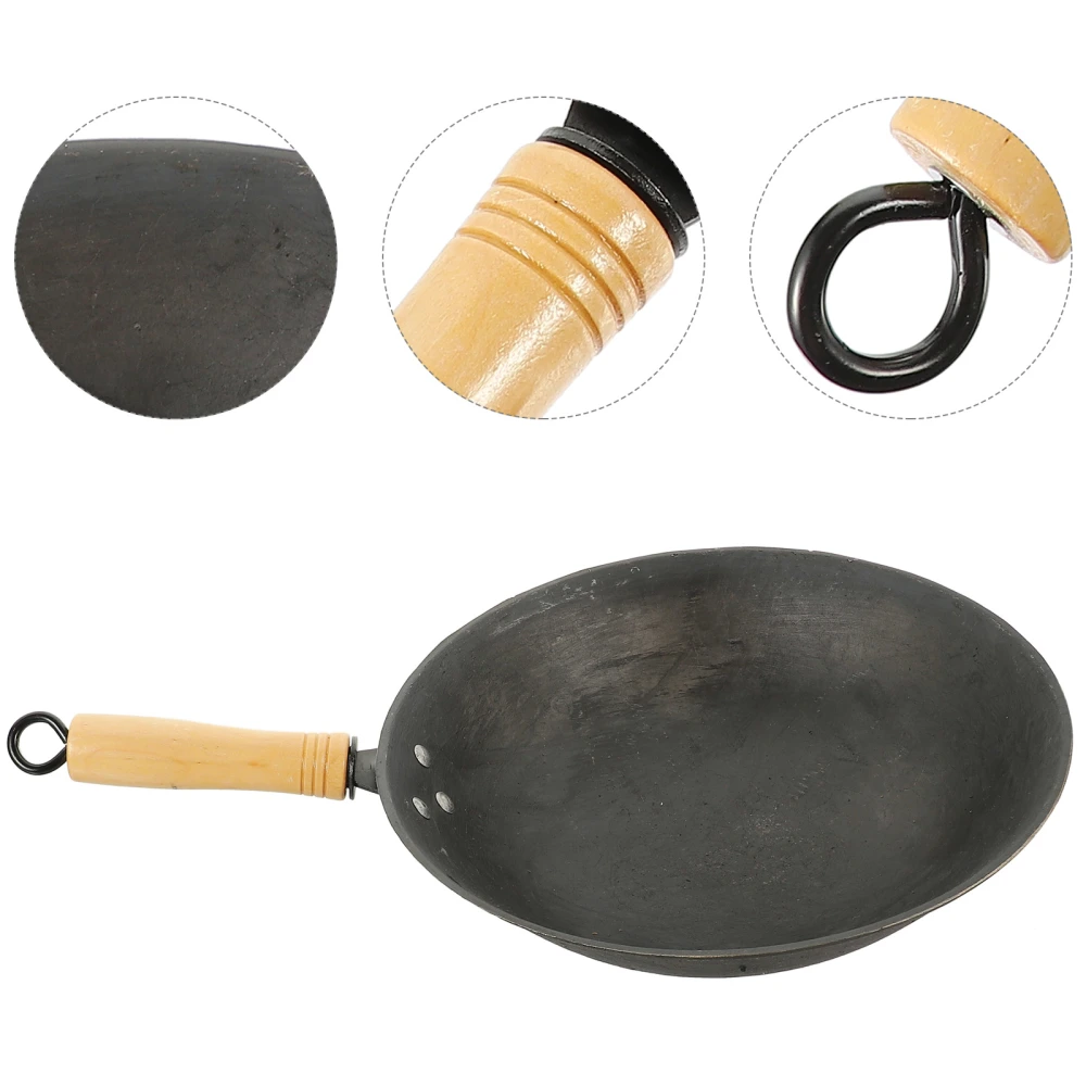 Chinese Style Wok Pan Kitchen Stir Frying Pan Household Chinese Style Frying Pan for Home