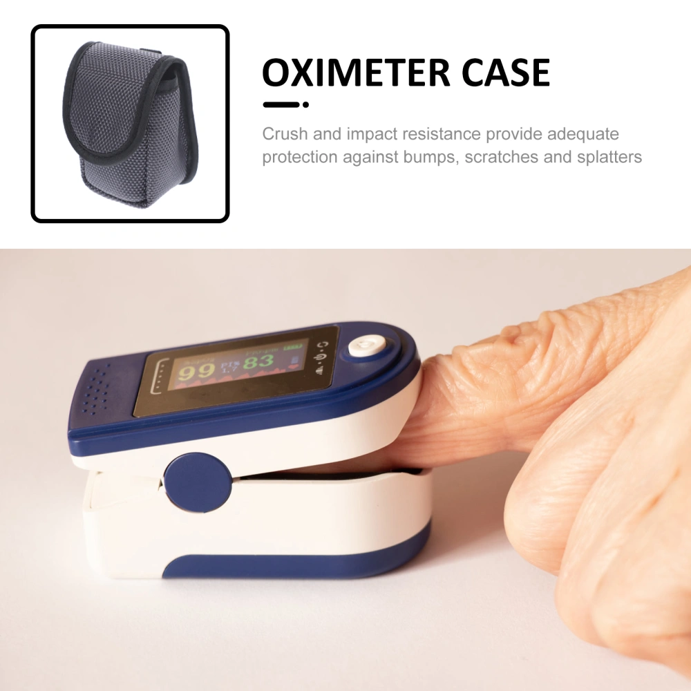 Pulse Oximeter Holder Household Equipment Pouch Pulse Oximeter Protector Bags Hanging Storage Bag