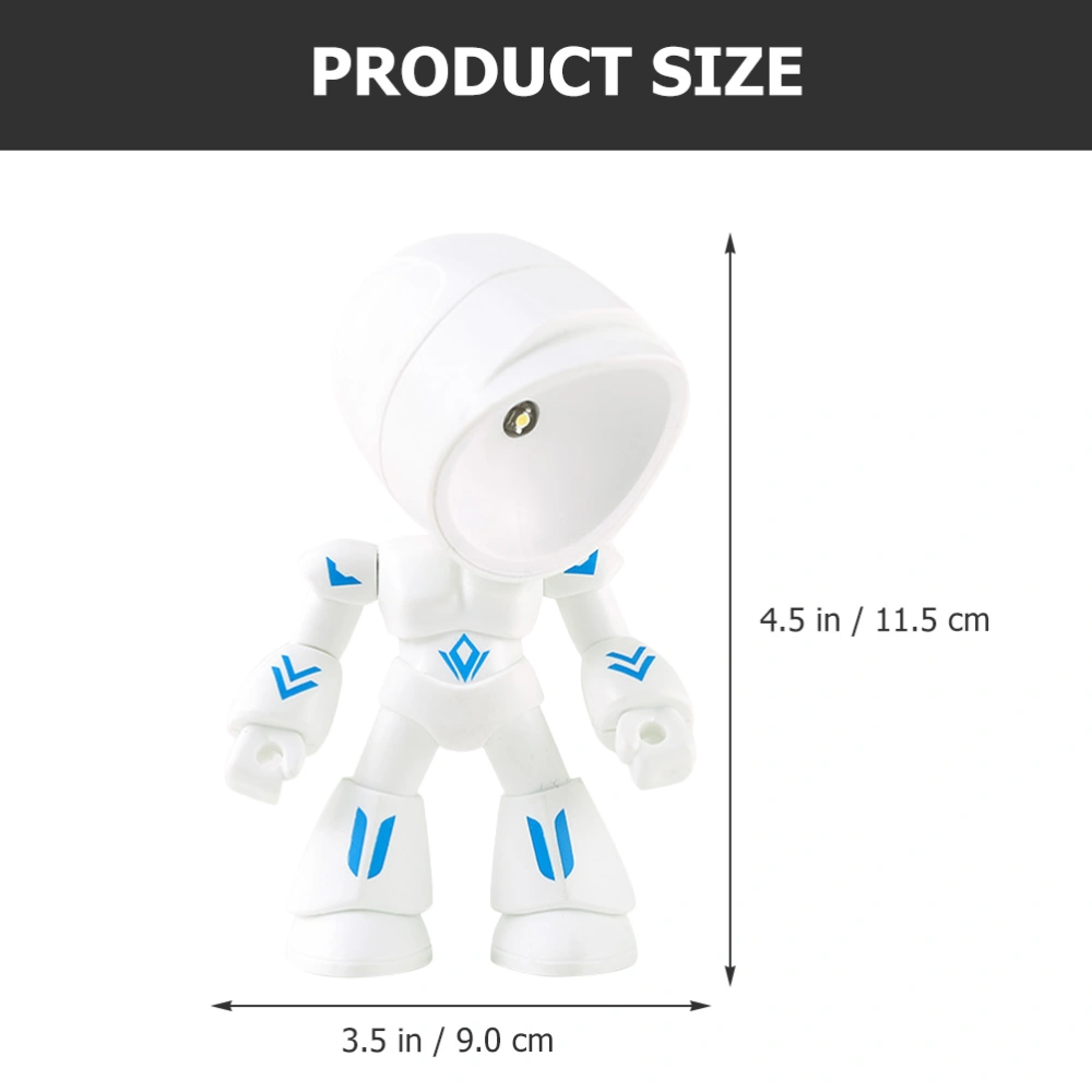 Robot Lamp Rotation Led Night Lamp Decorative Night Light Aesthetic Lighting