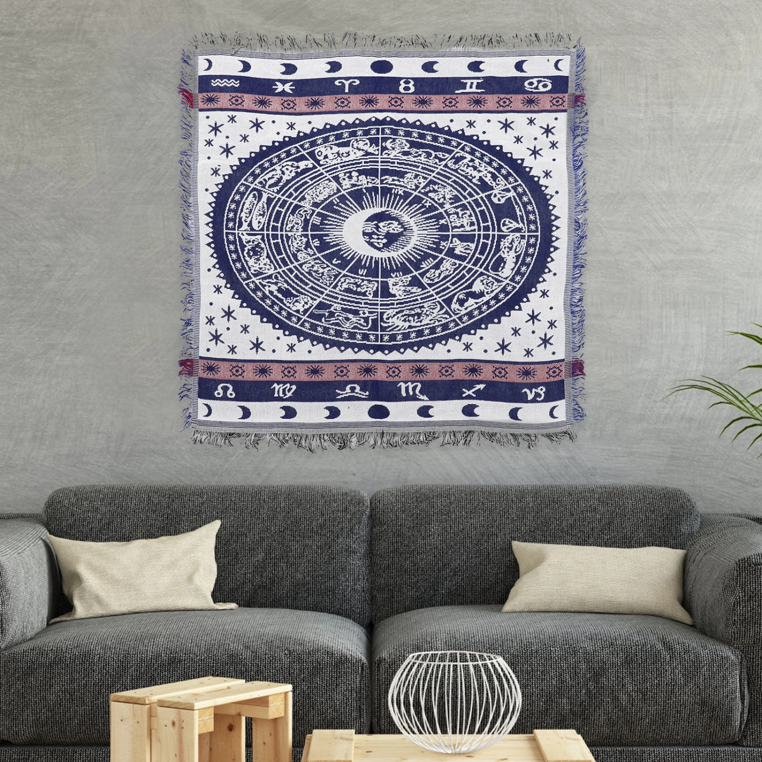 Casual Carpet Tapestry Country Sofa Blanket Hanging Tapestry Decorative Tapestry