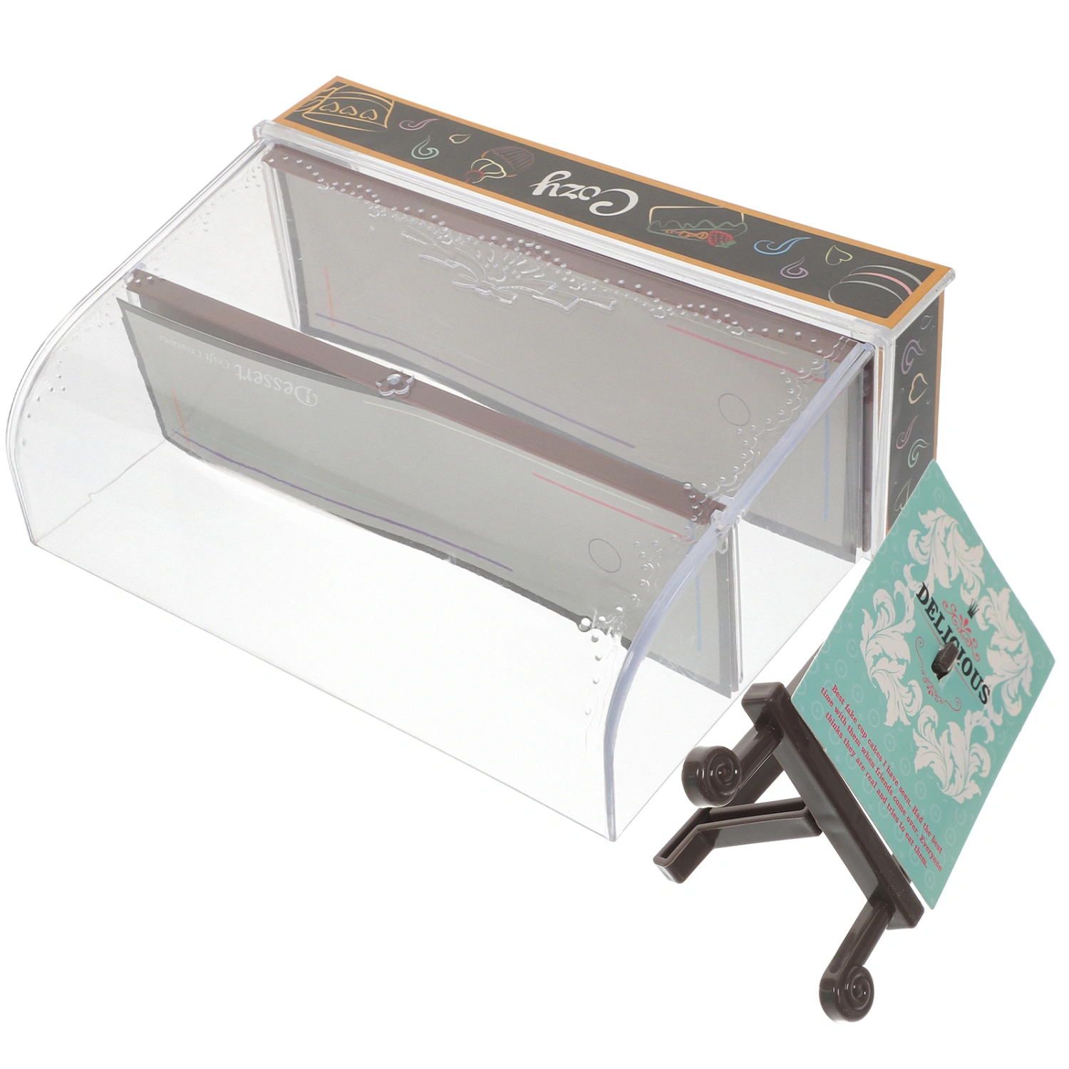 Miniature Cake Cabinet Miniature Display Bakery Cake Cabinet Mini Kitchen Decor