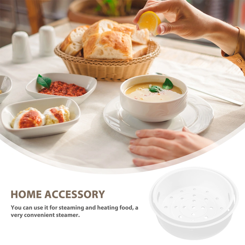 Household Steamer Dish Plastic Food Steamer Thicken Steamer Basket for Electric Cooker