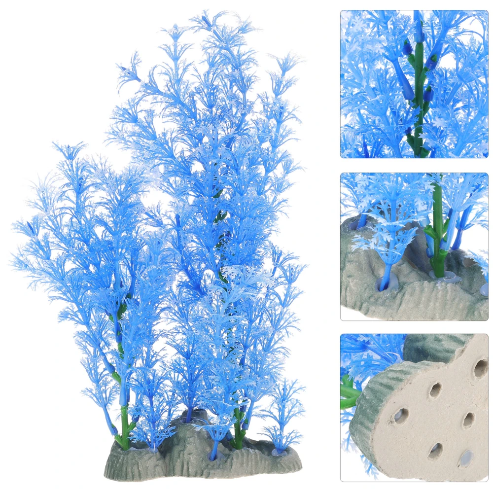 Landscape Grass Creative Aquarium Grass Bright Color Artificial Plant DIY Tank Plant