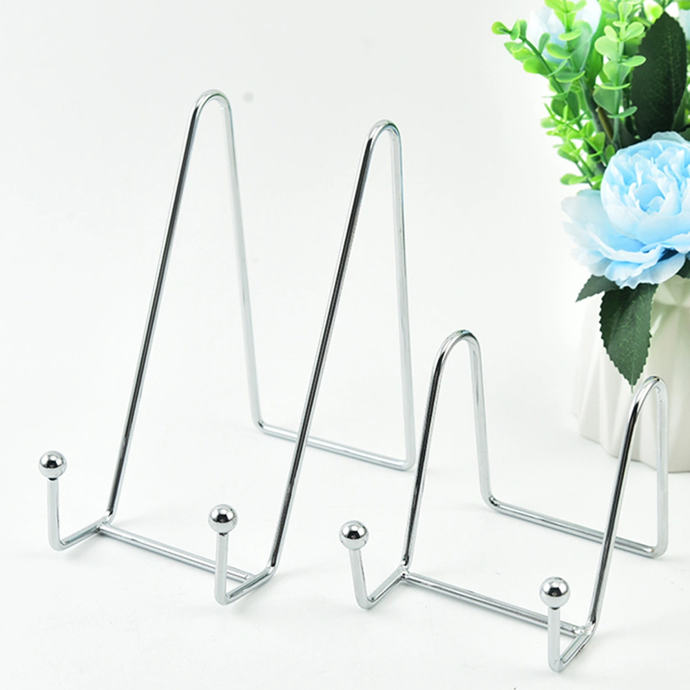 2pcs Multi-purpose Iron Holder Photo Phone Display Stand Tabletop Picture Stand
