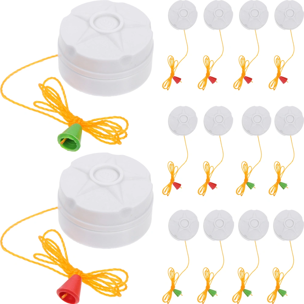 20pcs Ceiling Fan Pull Switch Retro Round Lamp Pull Switch 250V Replacement