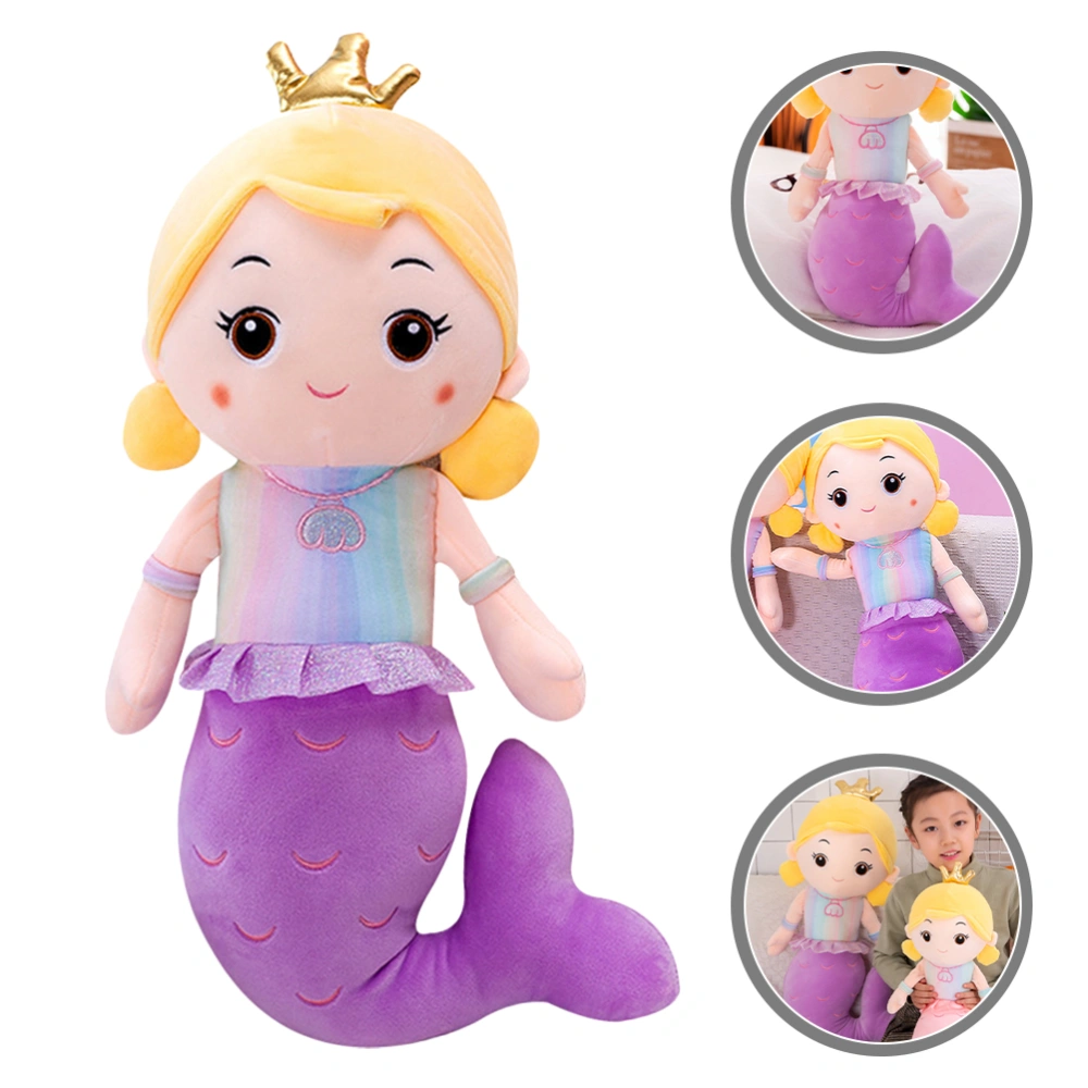 Plush Mermaid Doll Cartoon Mermaid Toy Plush Mermaid Doll Toddler Plush Toy Kids Plush Toy