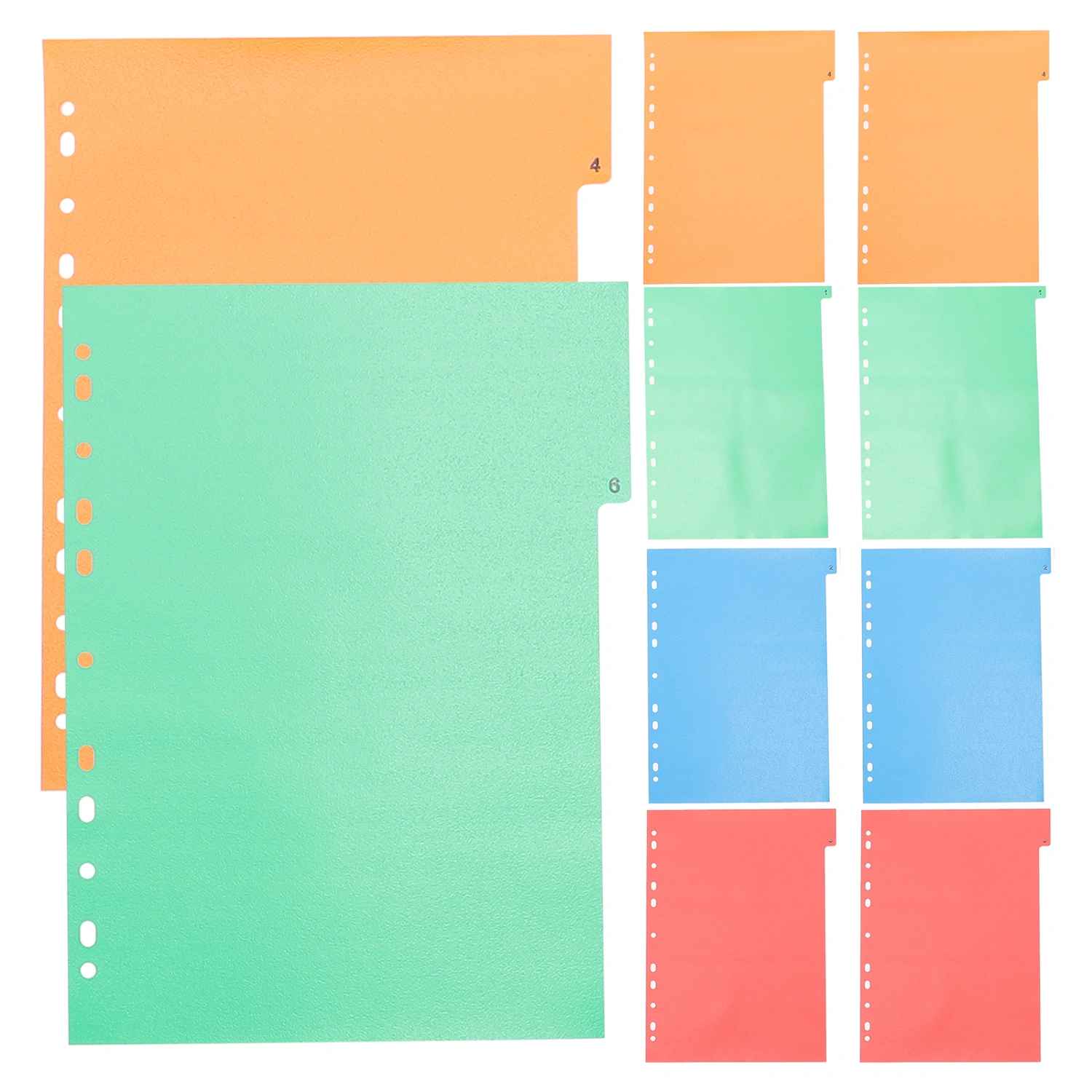 20 Sheets of Durable Refill Paper School Binder Dividers Notebook Paper Dividers Loose-Leaf Refill Paper